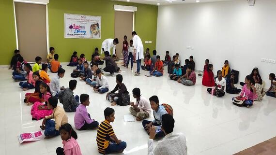 Drawing competition for Kids Social outreach by SCMS Nagpur